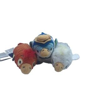 Disney Tsum Tsum ADVENTURELAND TIKI BIRDS - Set of 3 Plush Toy